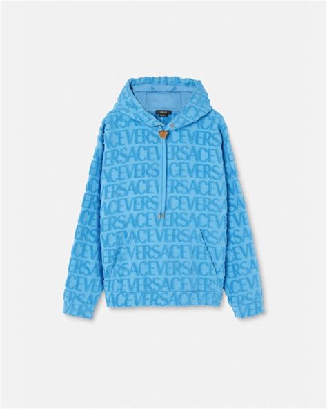 versace sweatshirt rn 103723|Versace towel sweatshirt.